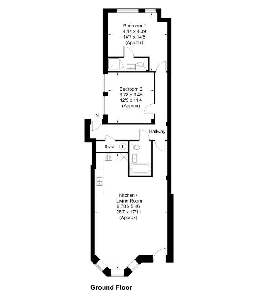 Stunning 2 Bed Apartment Sea Views And Parking Уърдинг Екстериор снимка